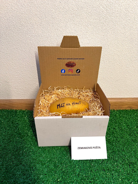 Vlastný zemiak s odkazom